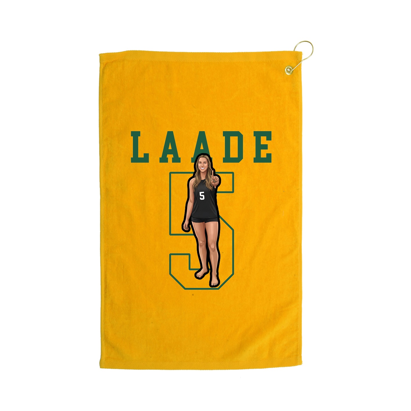 Golf Towel — Shirsey in Gold