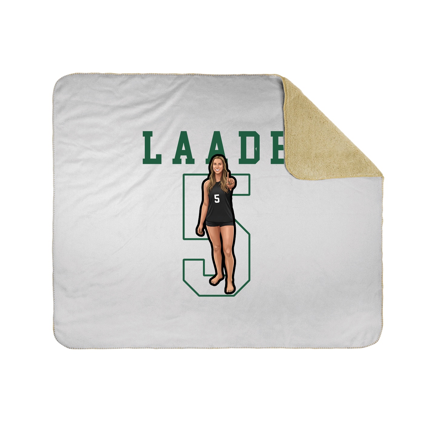 Throw Blanket — Shirsey in White