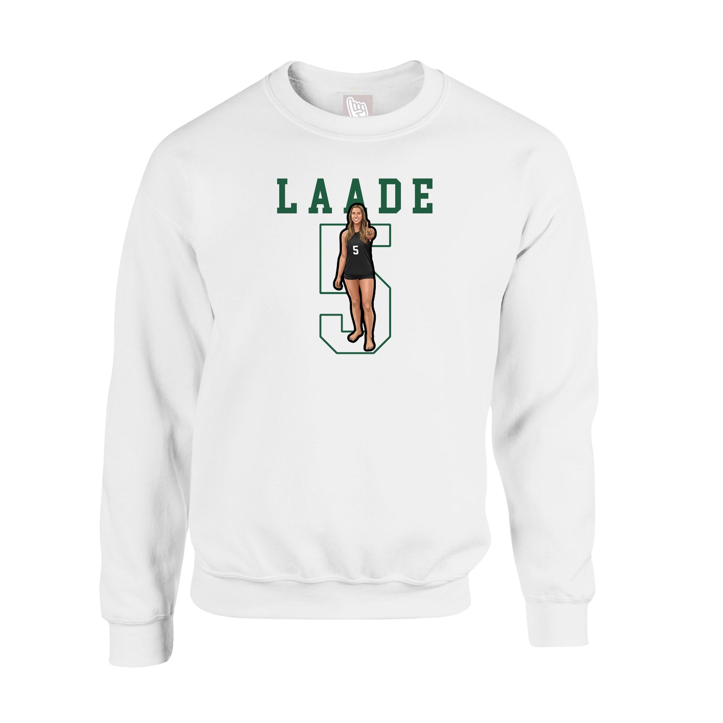 Fleece Crew — Shirsey in White