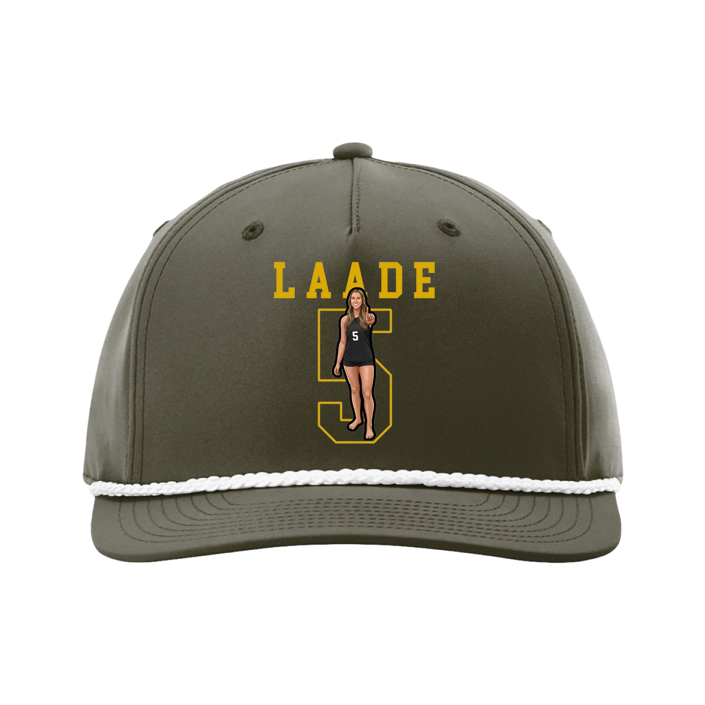 Five-Panel Classic Rope Cap — Shirsey in Green