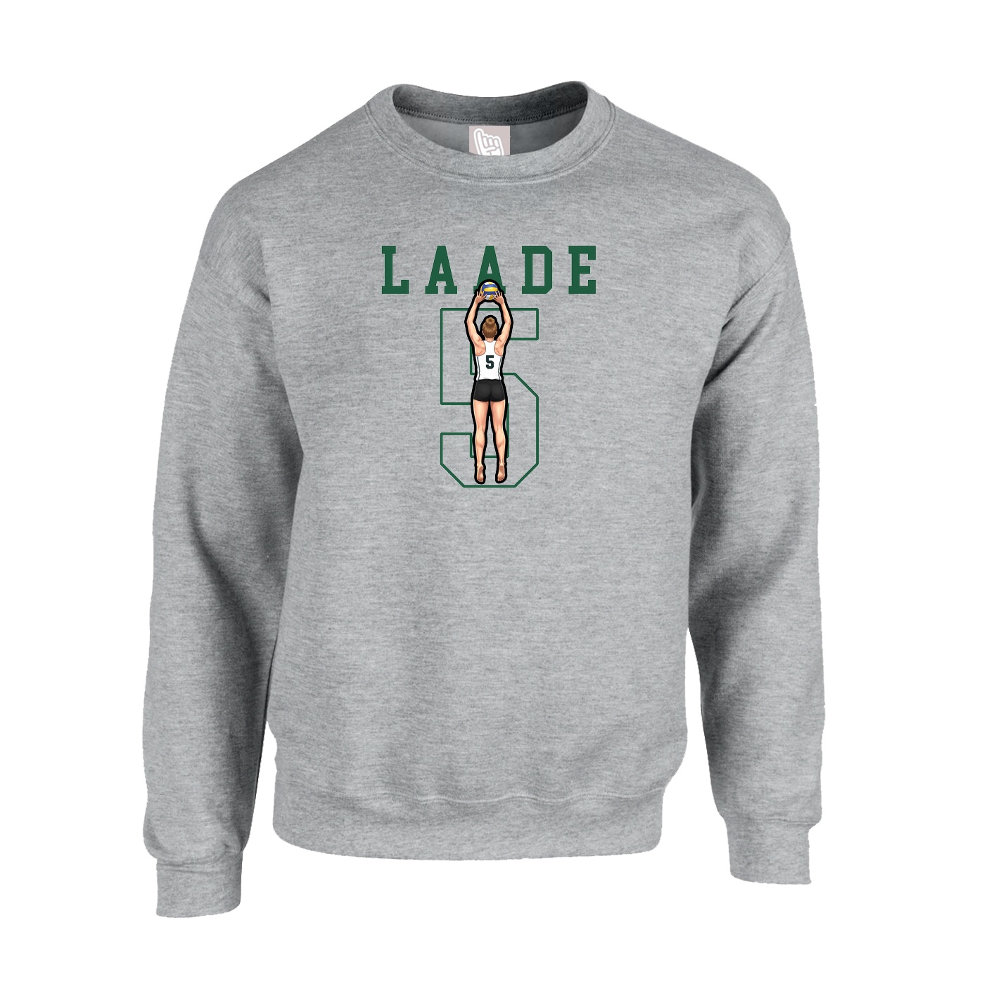 Fleece Crew — Shirsey in Grey