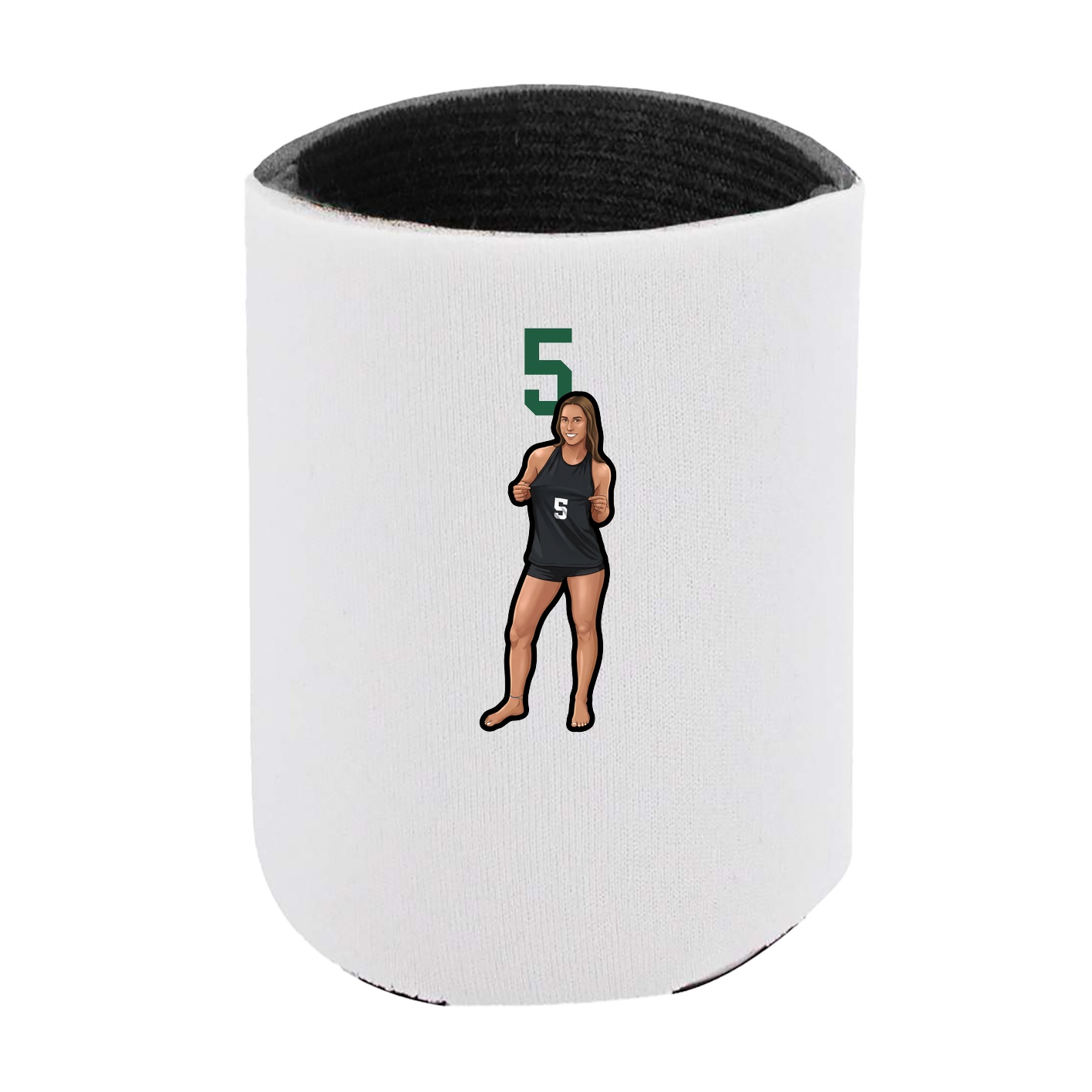 Can Holder — Number Top in White