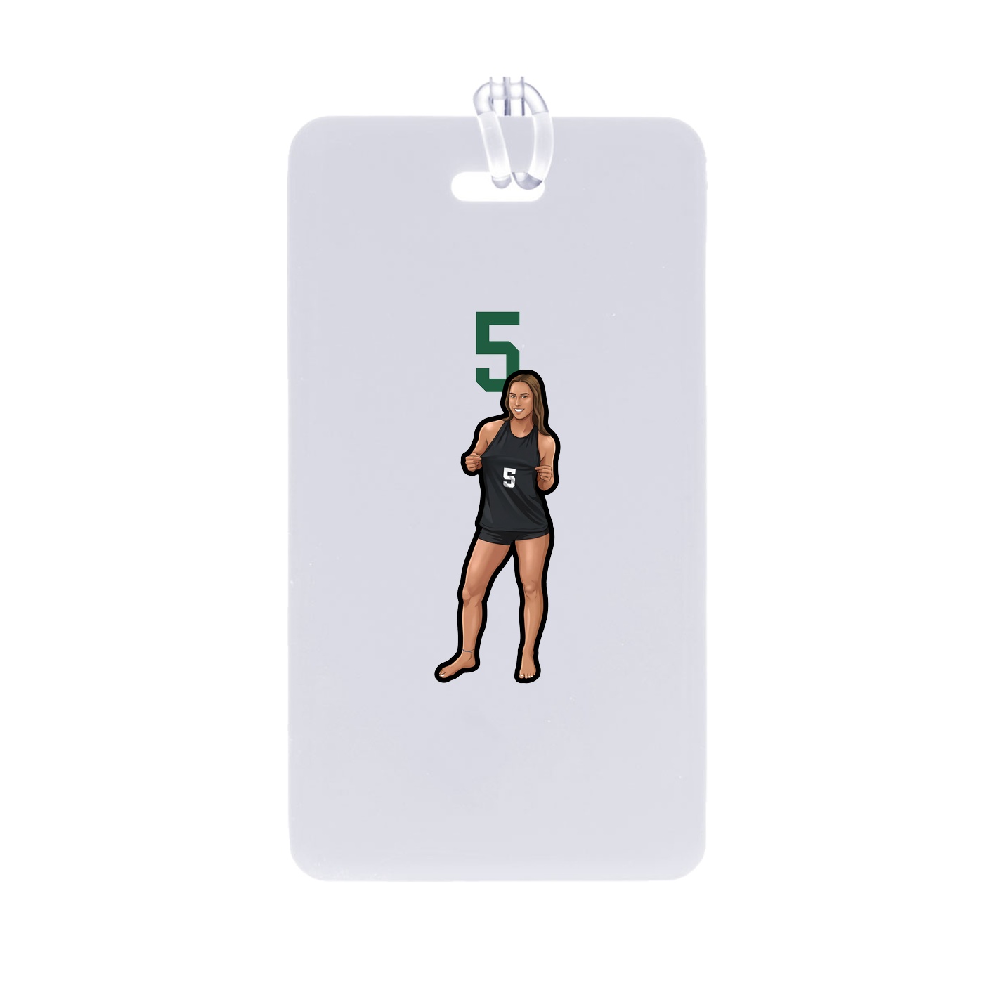 Bag Tag — Number Top in Classic