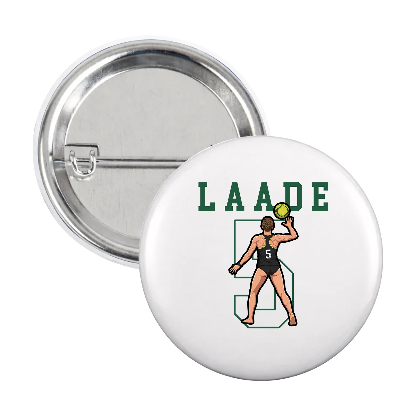 Game Day Button — Shirsey in White