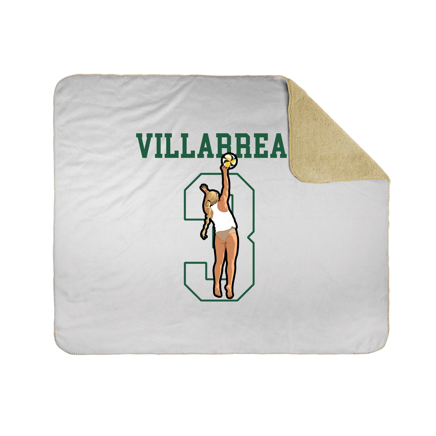 Throw Blanket — Shirsey in White