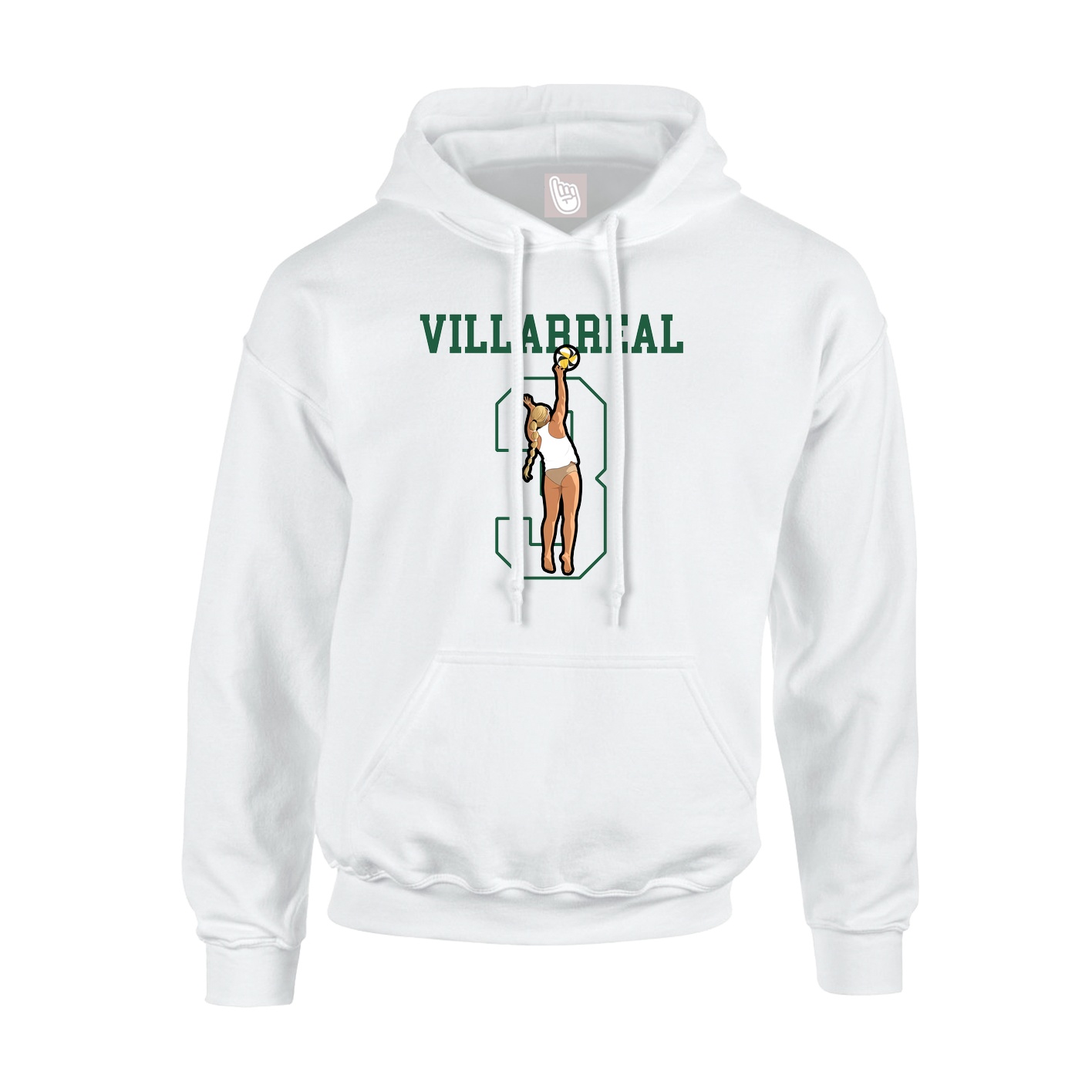 Hoodie — Shirsey in White