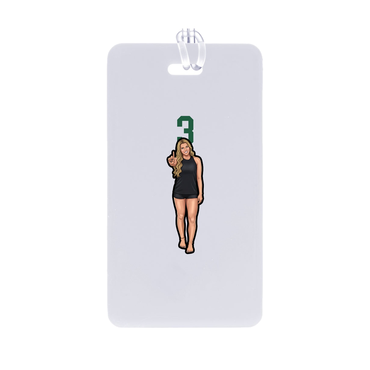 Bag Tag — Number Top in Classic