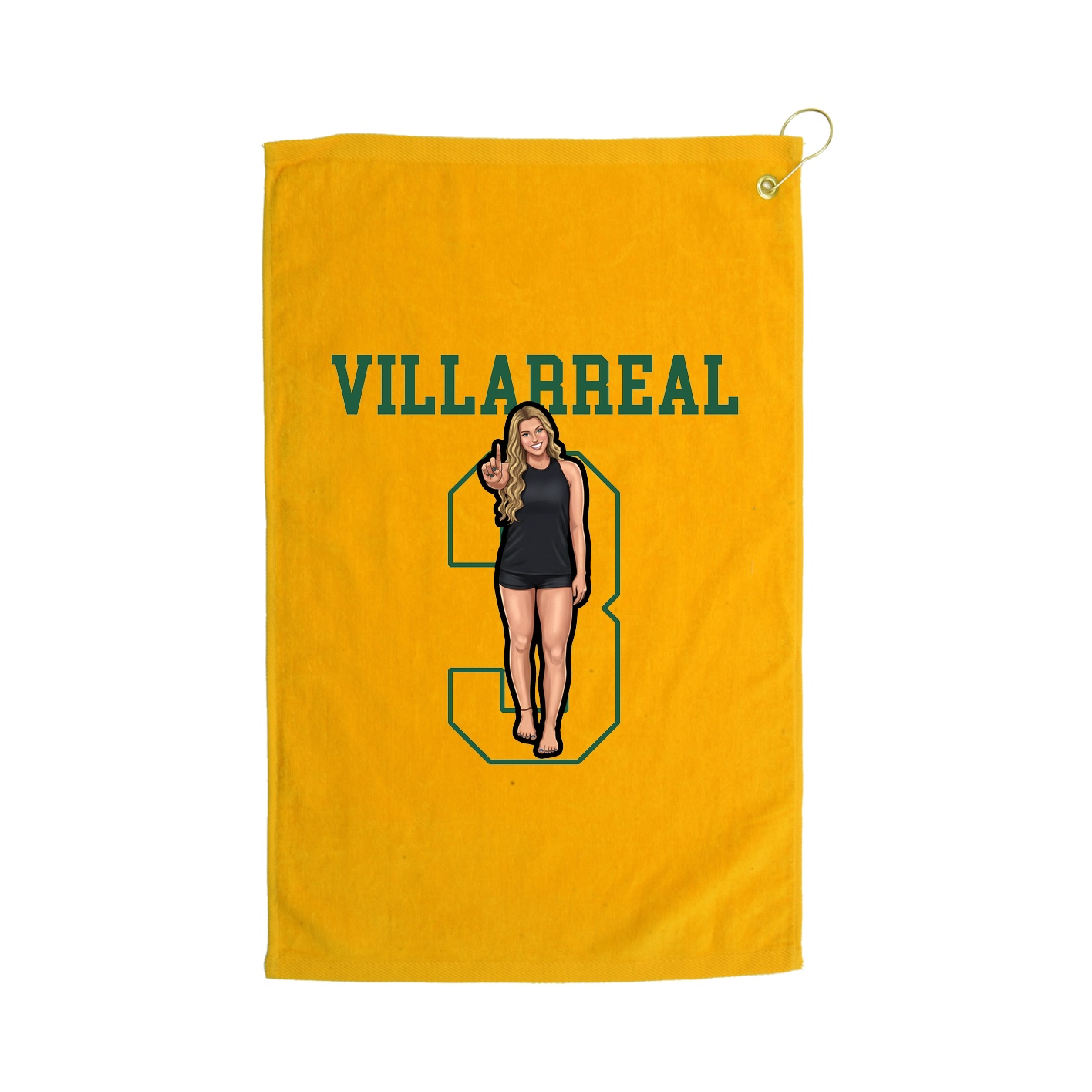 Golf Towel — Shirsey in Gold