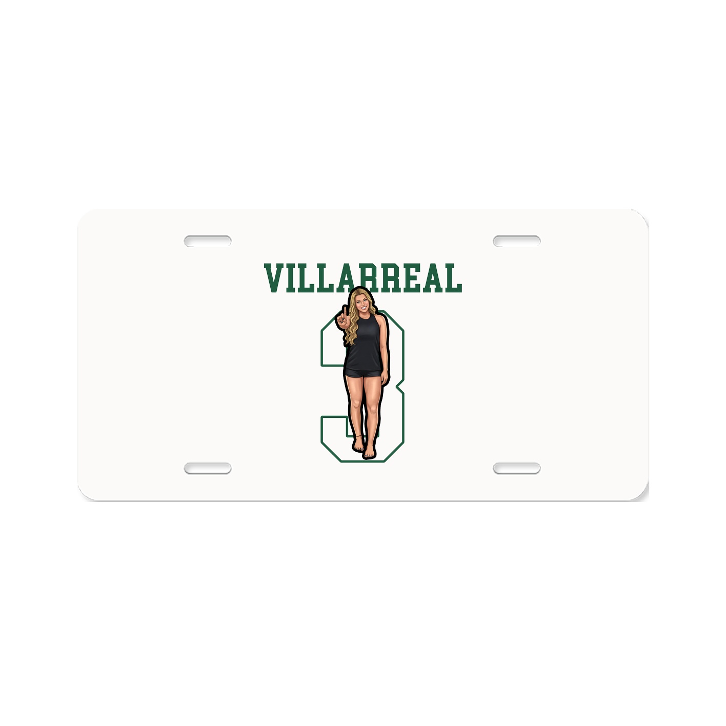 License Plate — Shirsey in Classic