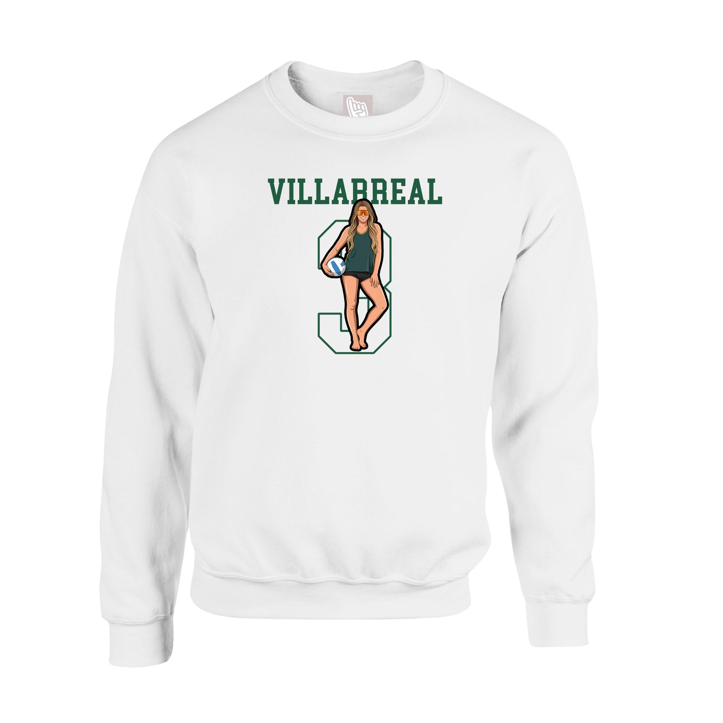 Fleece Crew — Shirsey in White