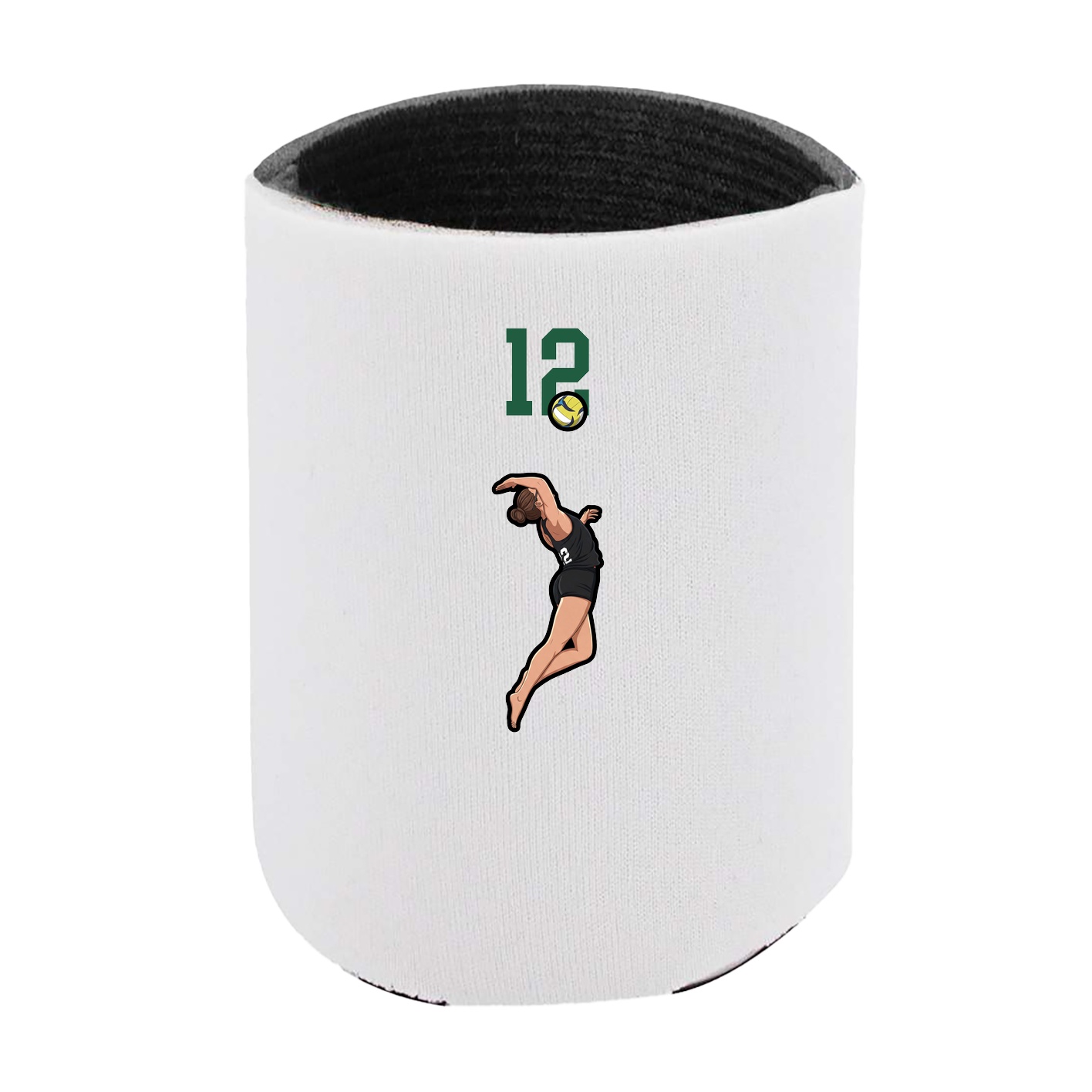 Can Holder — Number Top in White