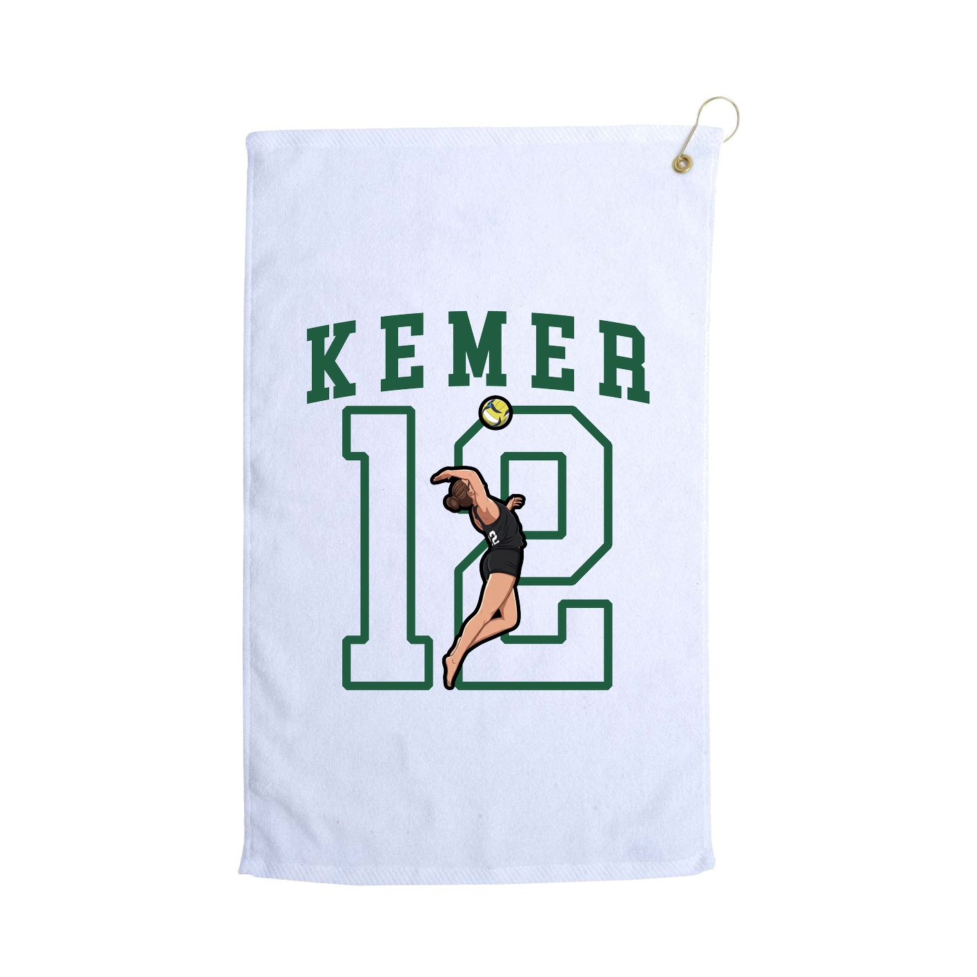 Golf Towel — Shirsey in White