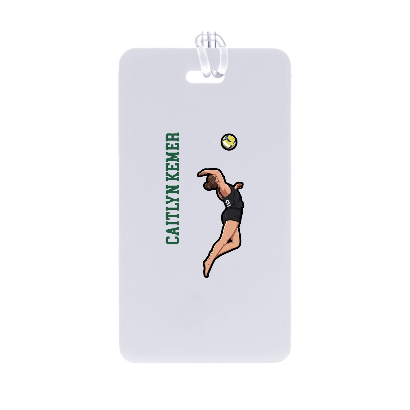 Bag Tag — Name Vertical in Classic