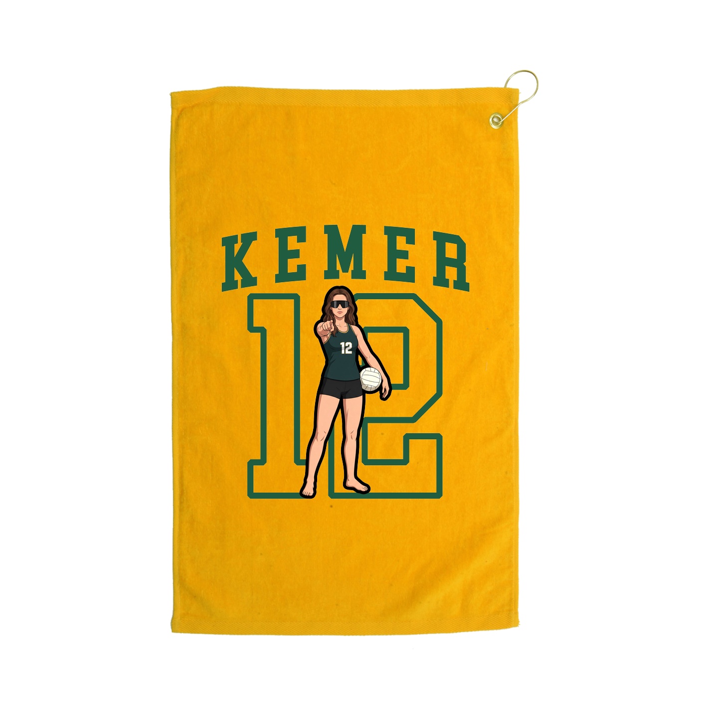 Golf Towel — Shirsey in Gold