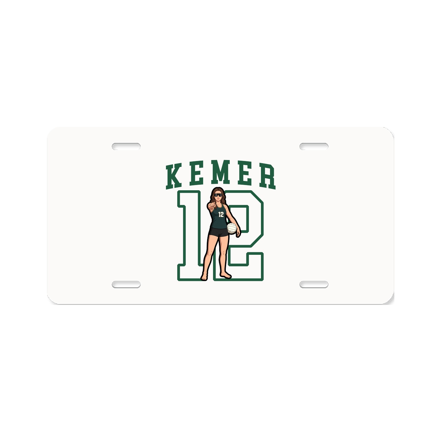 License Plate — Shirsey in Classic