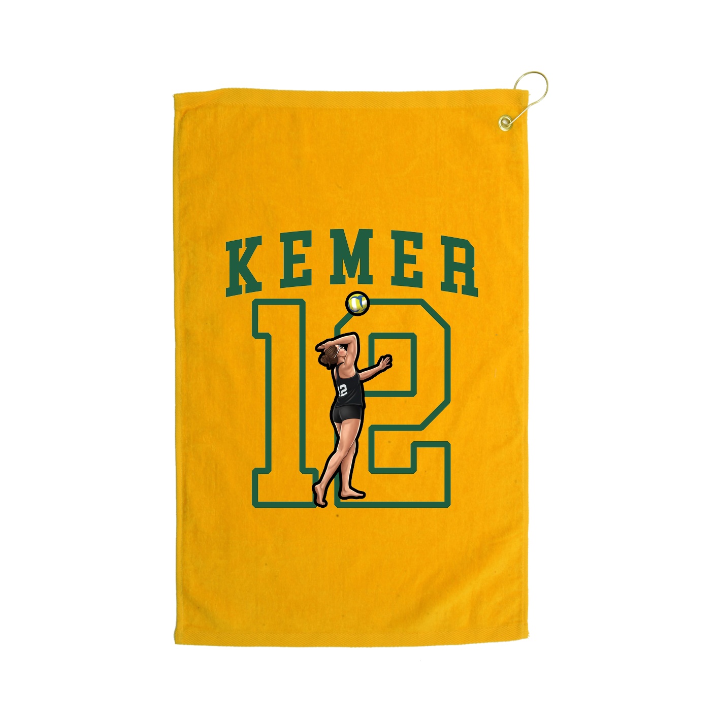 Golf Towel — Shirsey in Gold