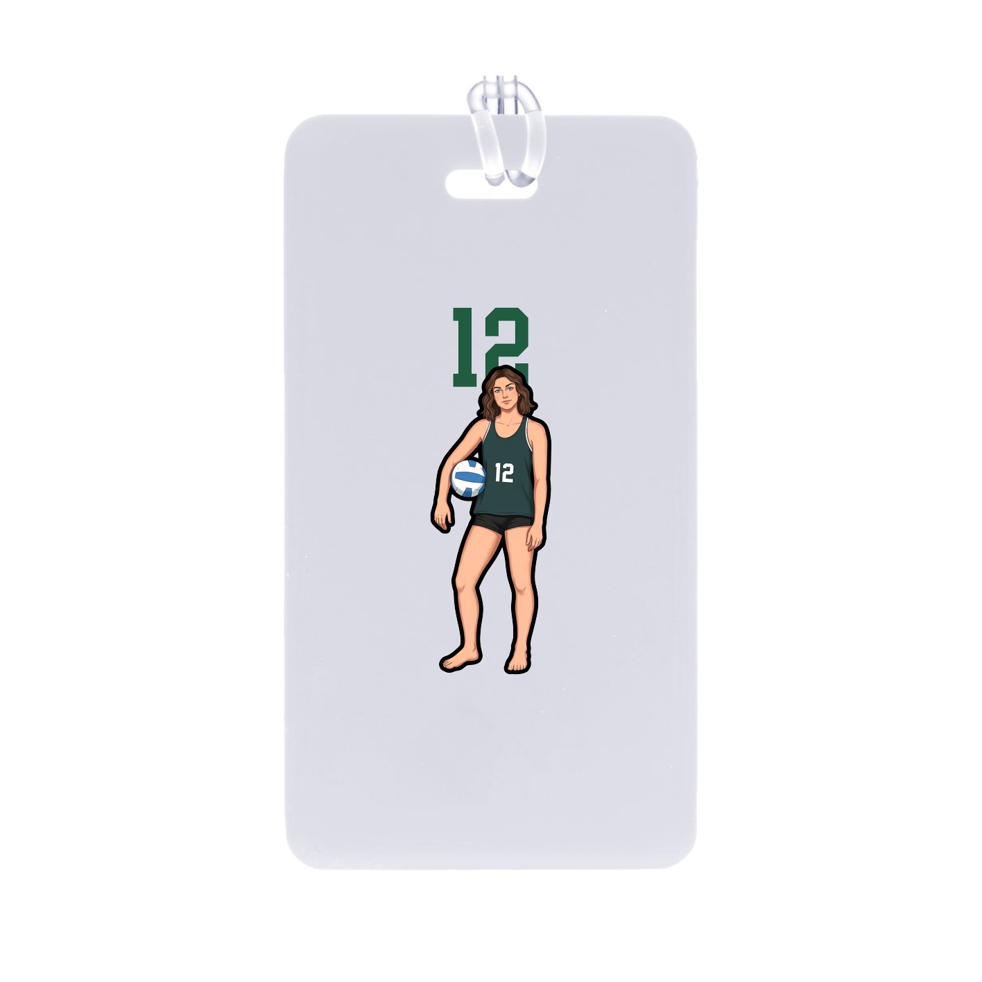 Bag Tag — Number Top in Classic