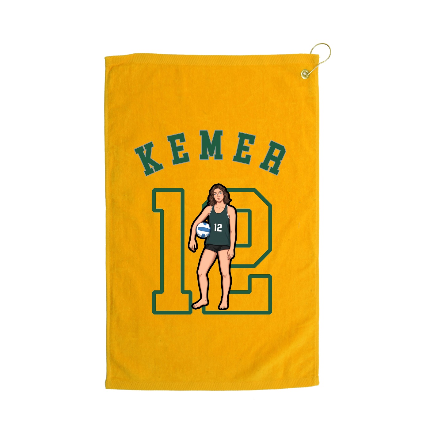 Golf Towel — Shirsey Arch in Gold