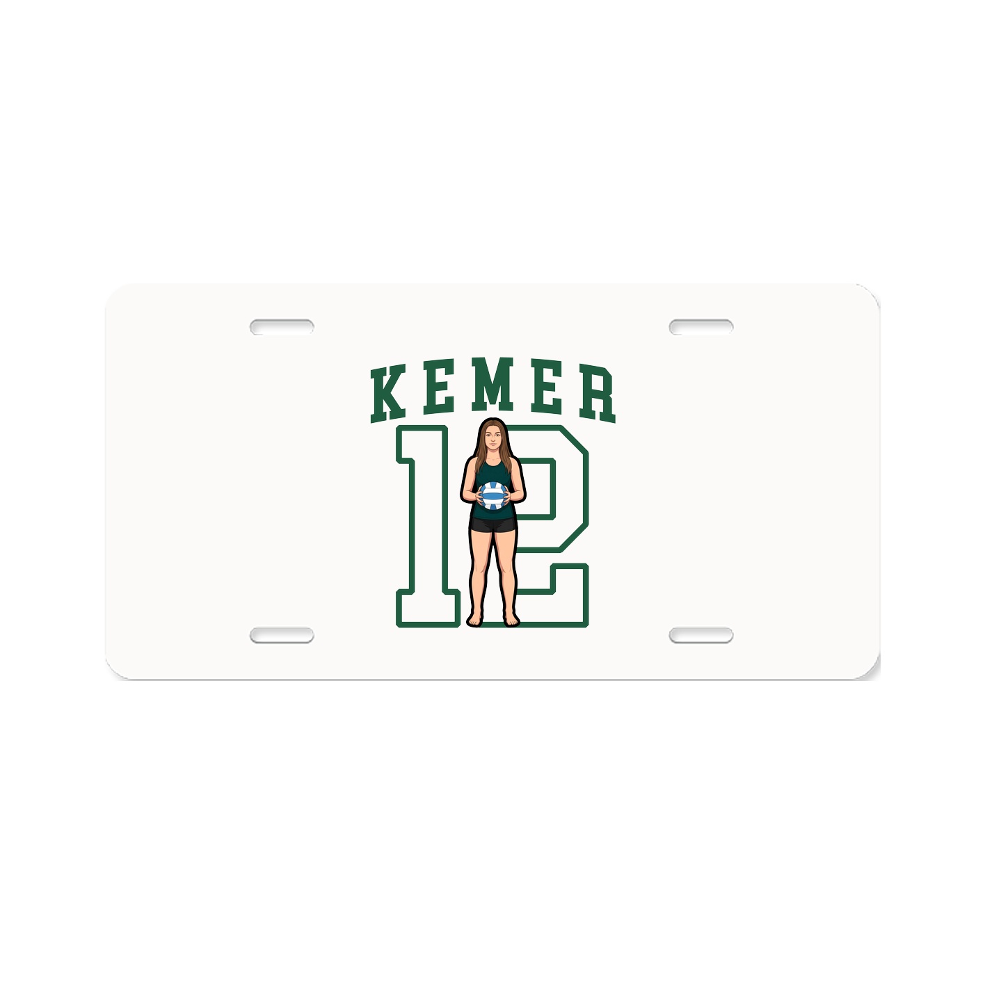 License Plate — Shirsey in Classic
