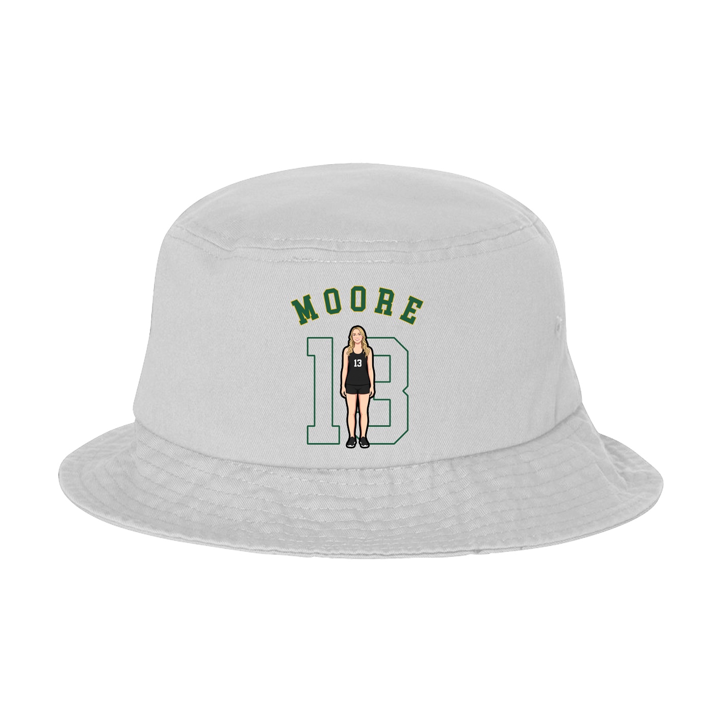 Bucket Cap — Shirsey Arch in White