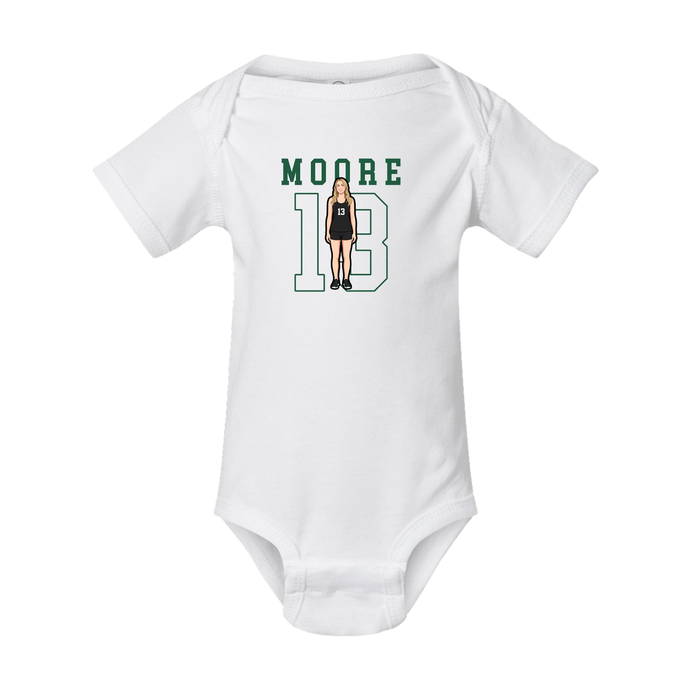 Baby Onesie — Shirsey in White