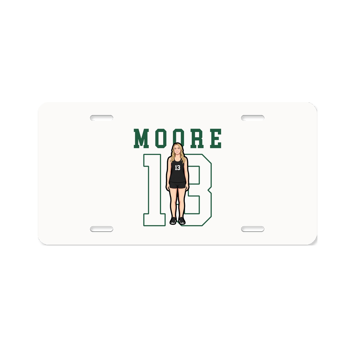 License Plate — Shirsey in Classic