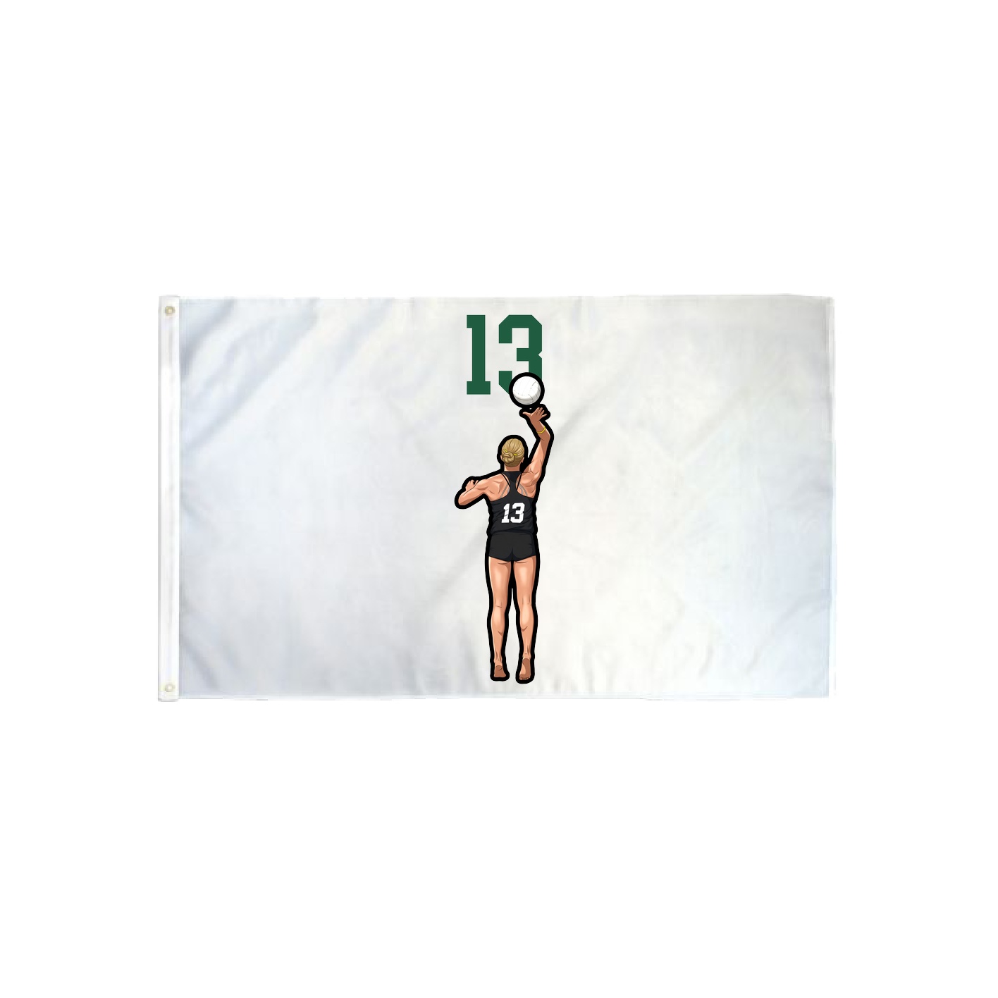 3x5 Flag — Number Top in Classic