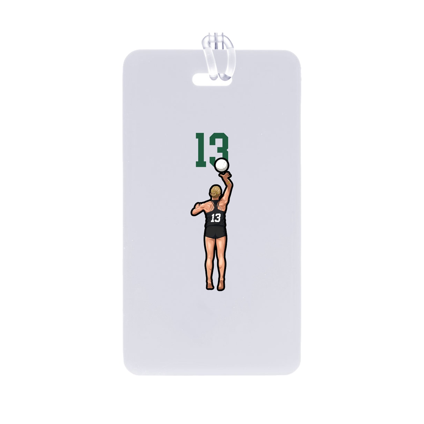 Bag Tag — Number Top in Classic