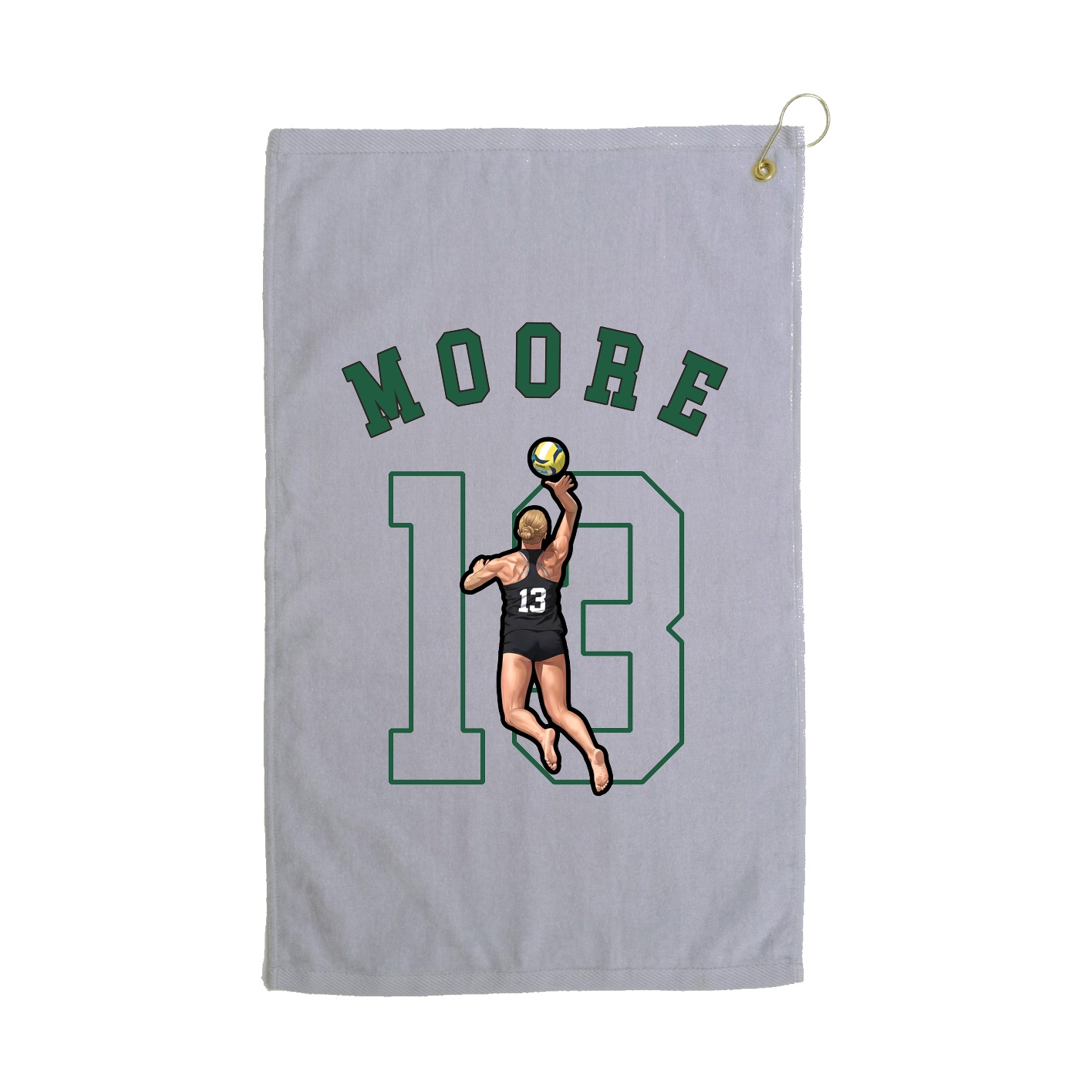 Golf Towel — Shirsey Arch in Grey