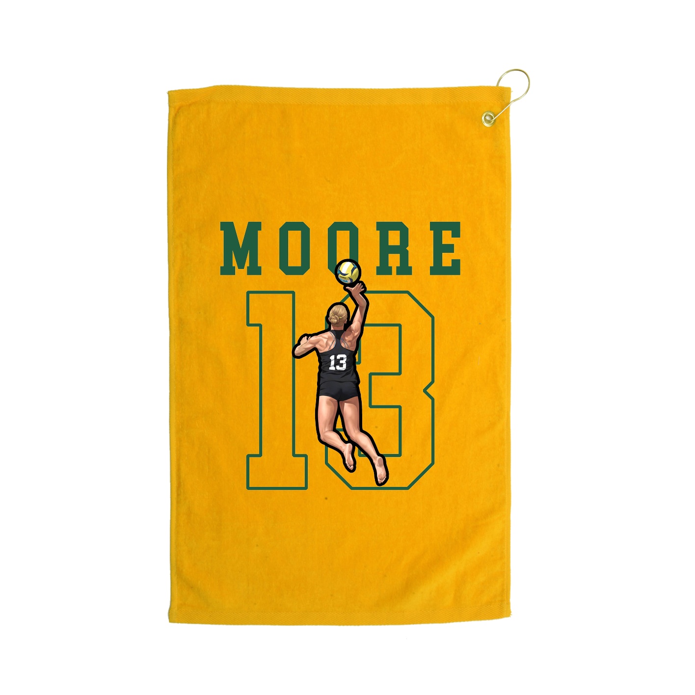 Golf Towel — Shirsey in Gold