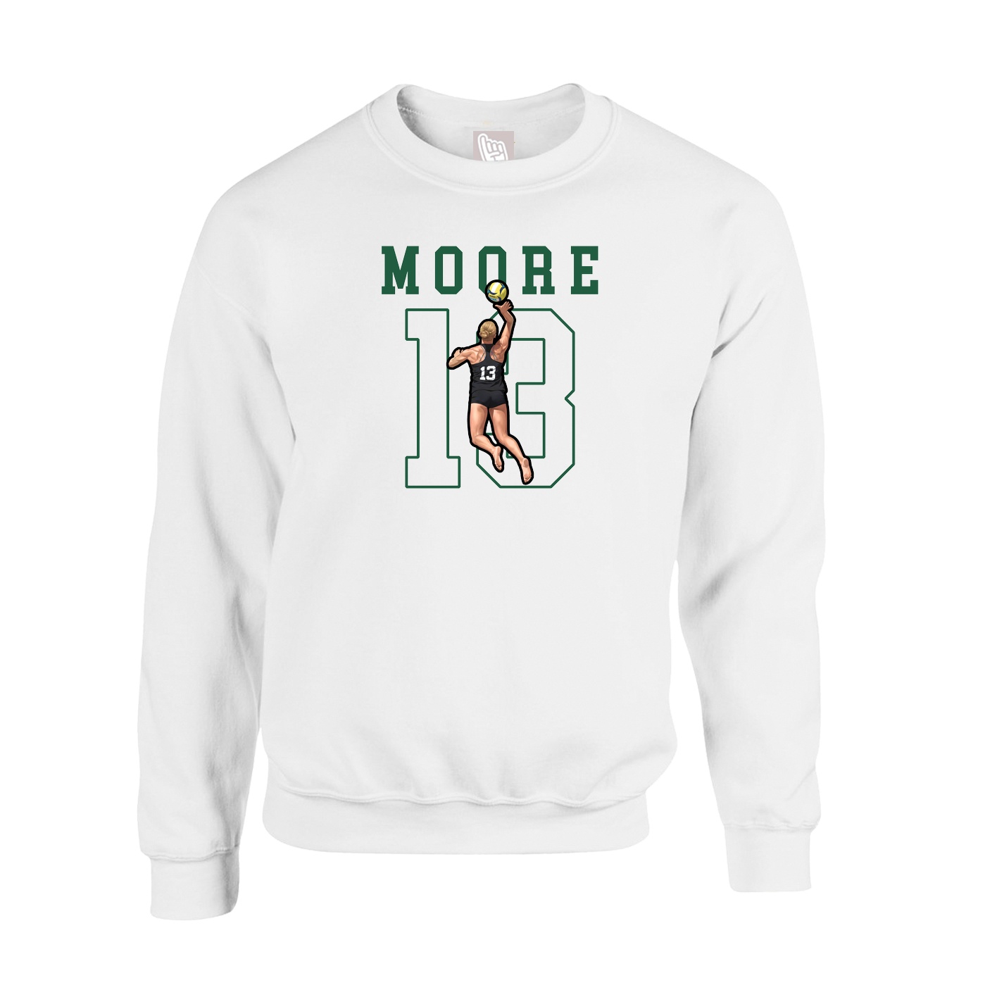 Fleece Crew — Shirsey in White