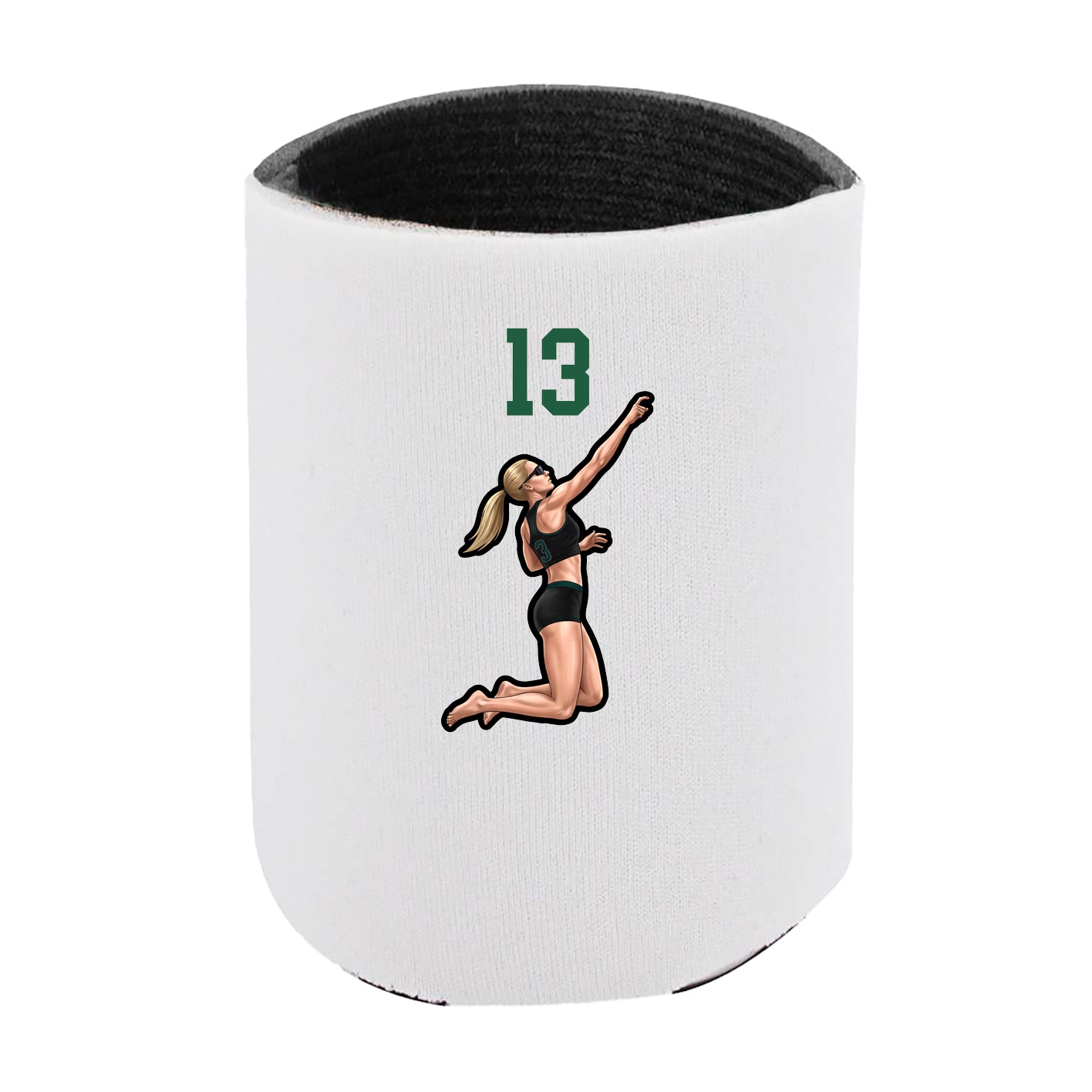 Can Holder — Number Top in White