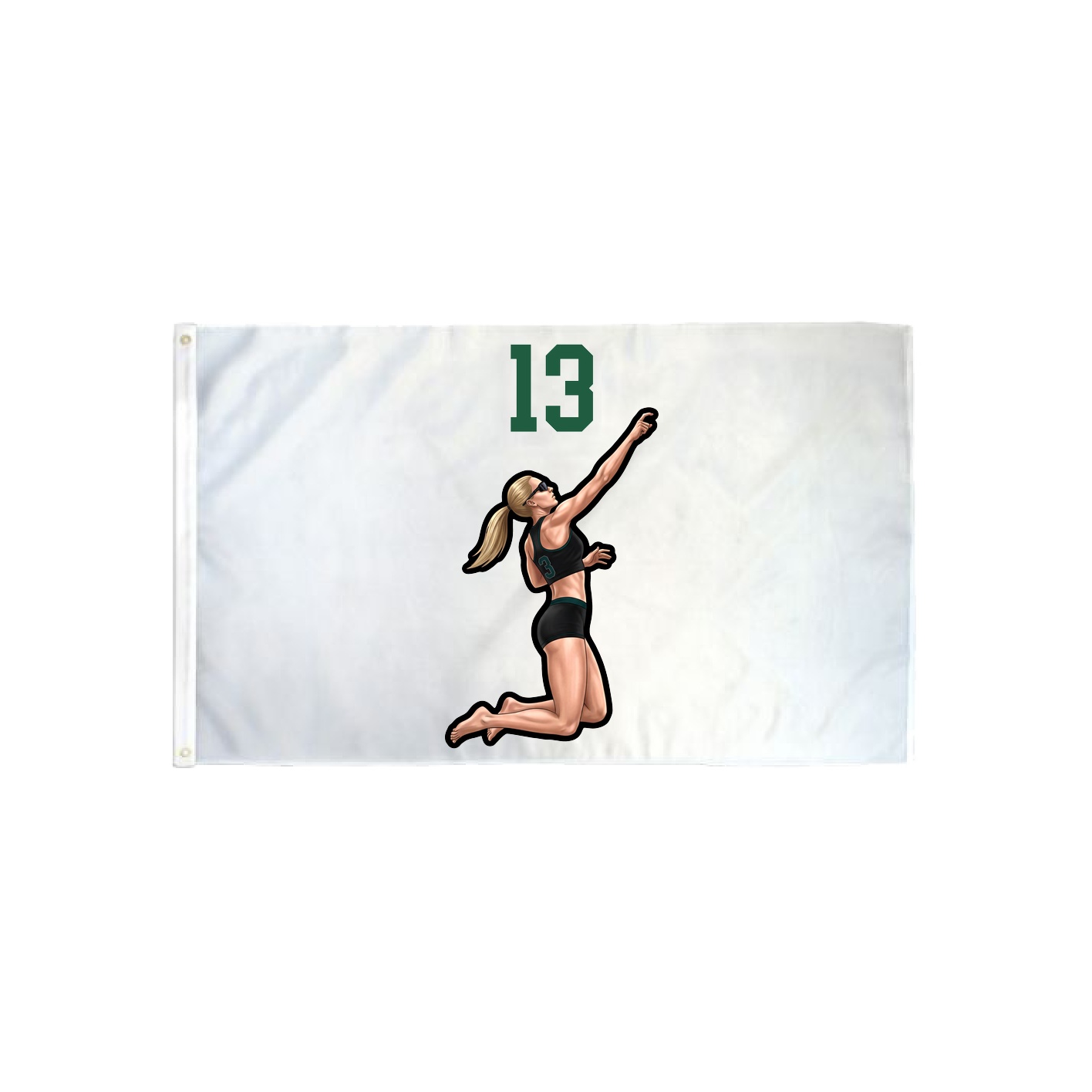 3x5 Flag — Number Top in Classic
