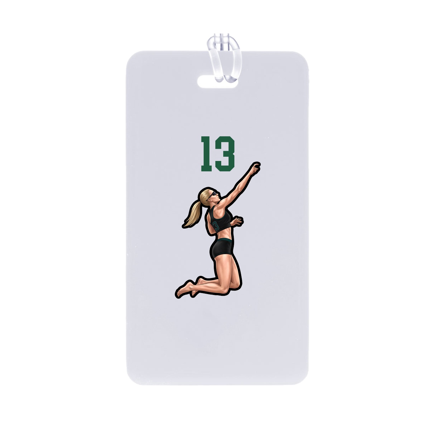 Bag Tag — Number Top in Classic