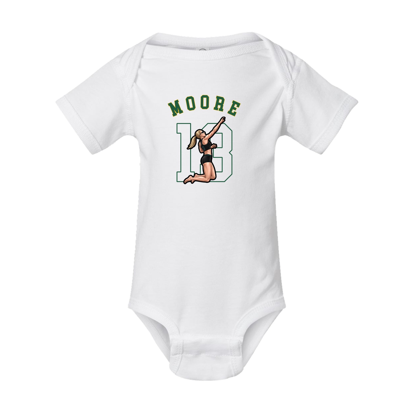Baby Onesie — Shirsey Arch in White