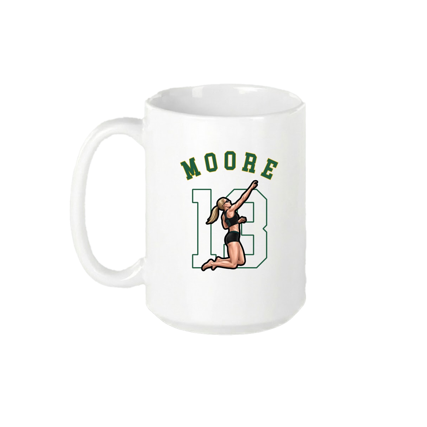 15oz Coffee Mug — Shirsey Arch in White