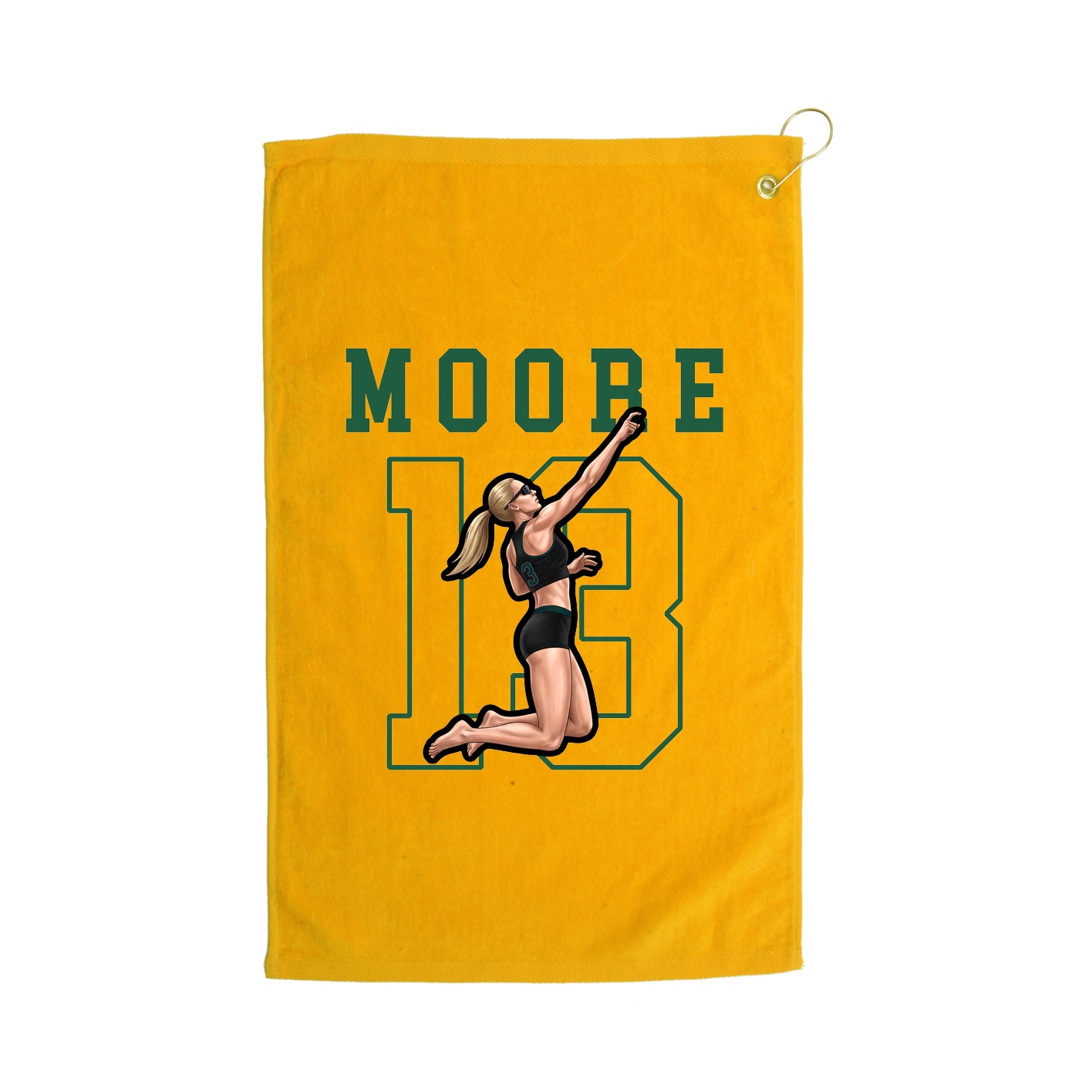 Golf Towel — Shirsey in Gold