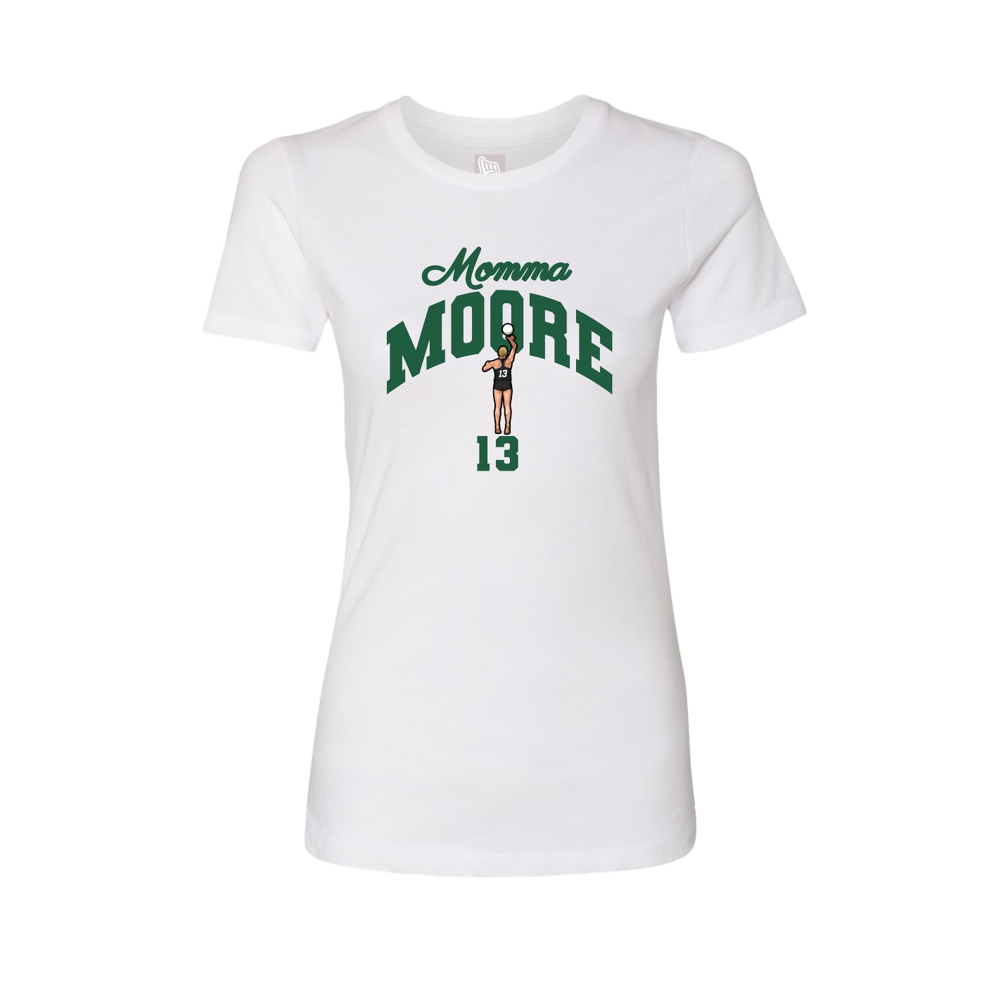 Womens Tee — Mothers Day Arch in White