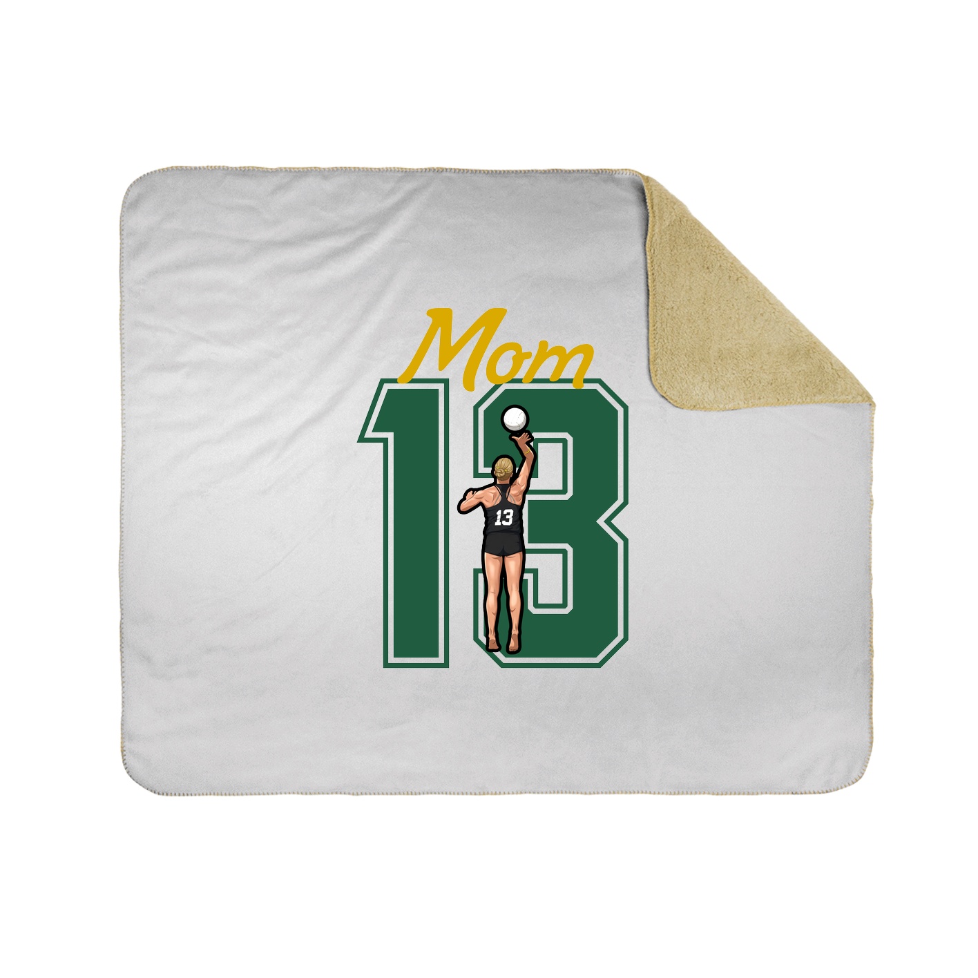 Throw Blanket — Mothers Day Shirsey in White