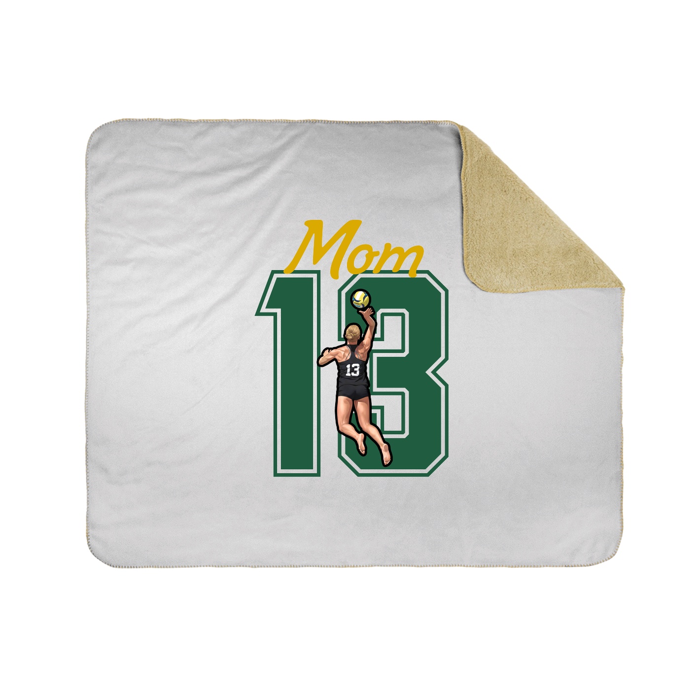 Throw Blanket — Mothers Day Shirsey in White