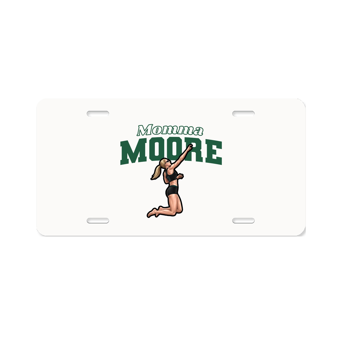 License Plate — Mothers Day Block in Classic