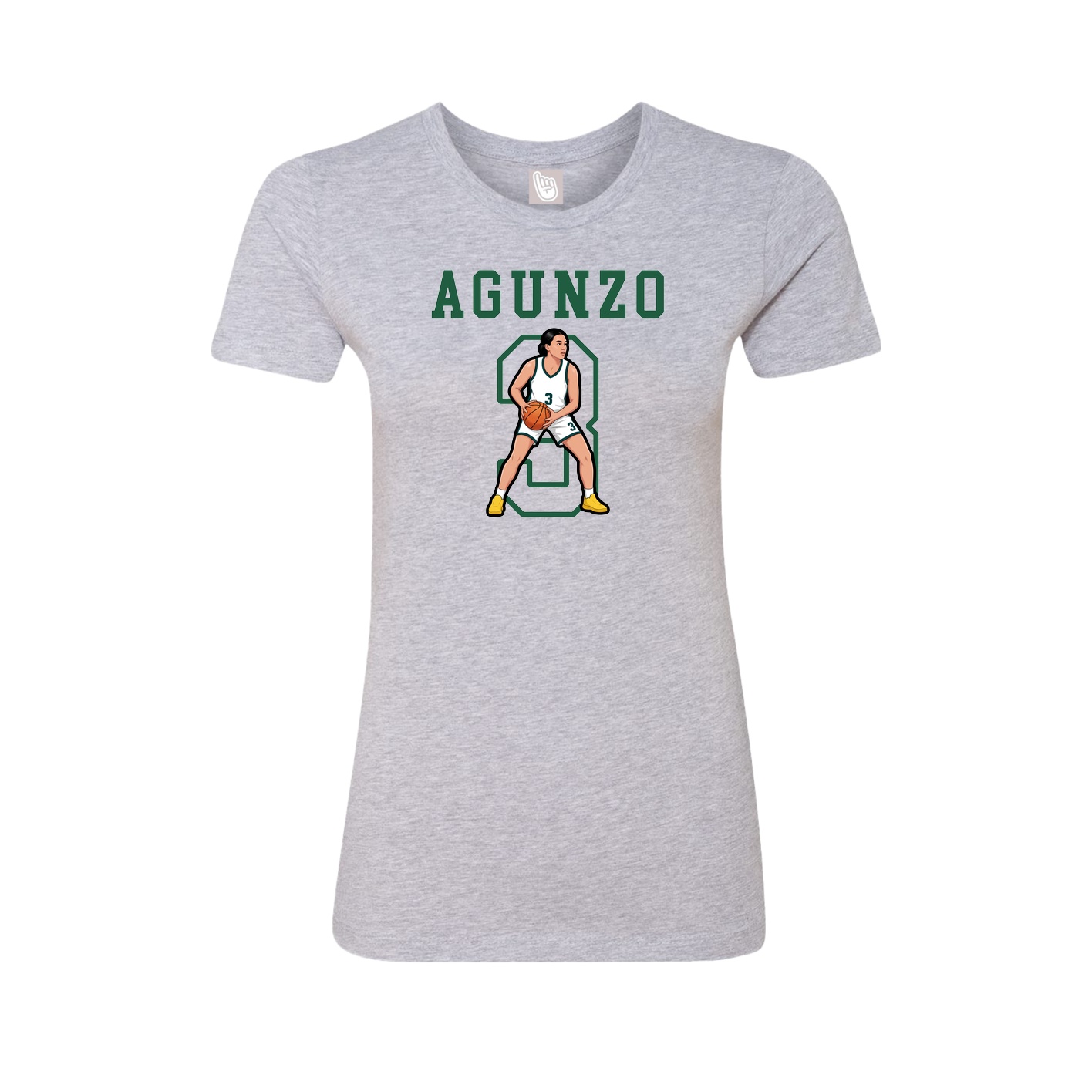 Fitted Women's Tee — Shirsey in Grey