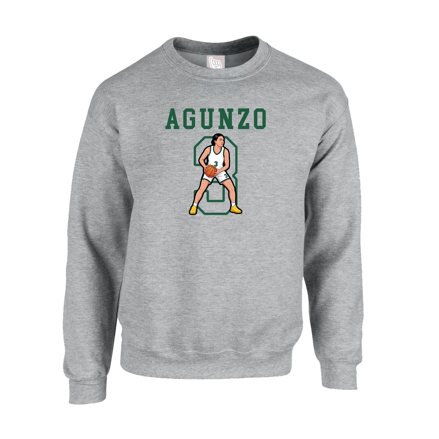 Fleece Crew — Shirsey in Grey