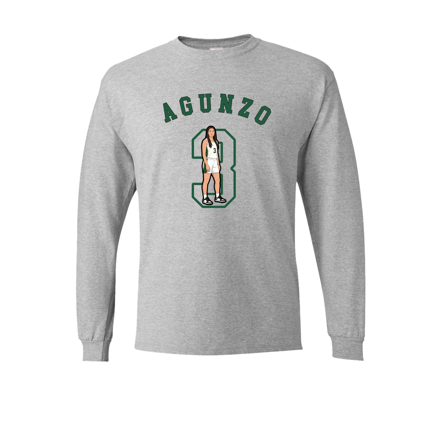 Long Sleeve Tee — Shirsey Arch in Grey