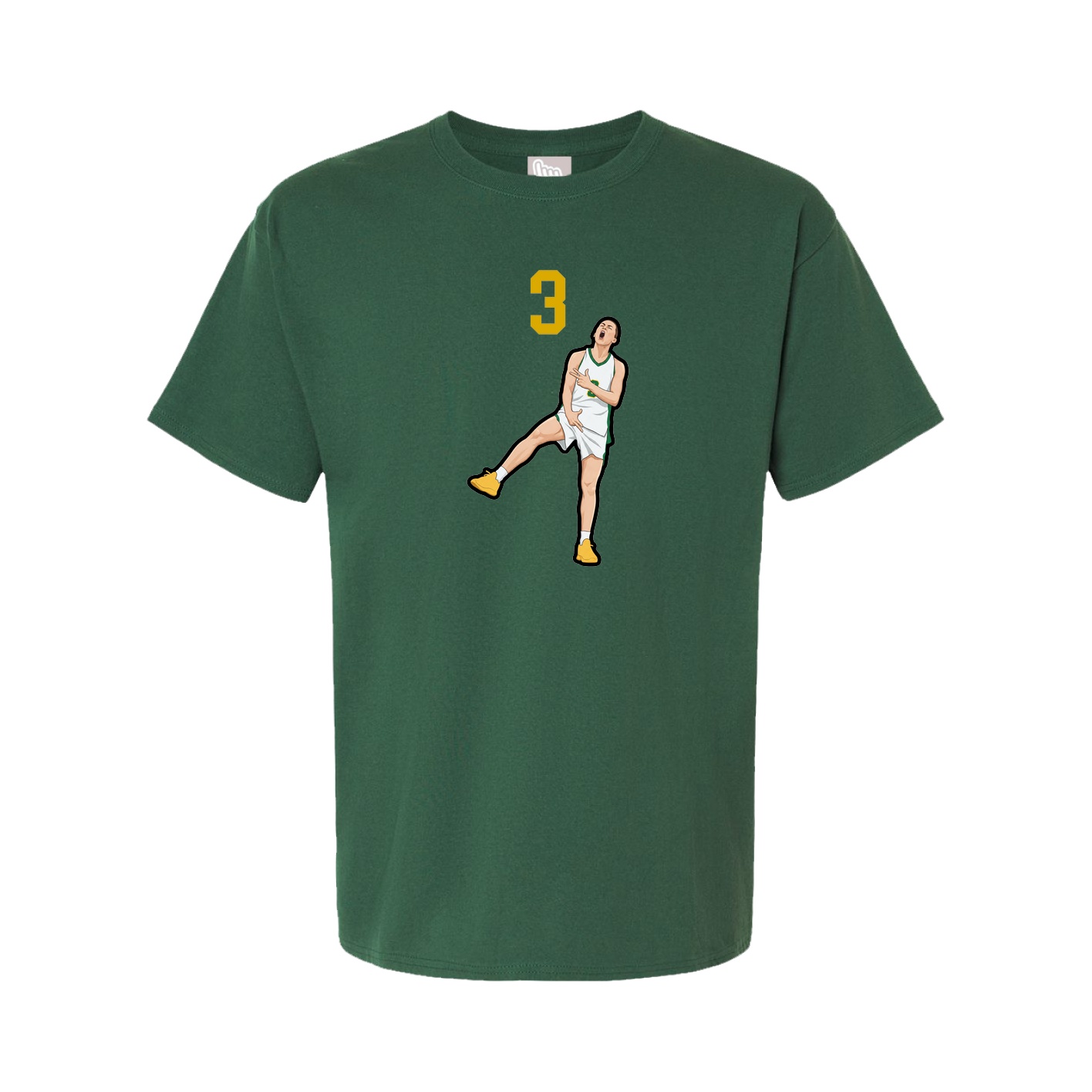 Tee — Number Top in Green
