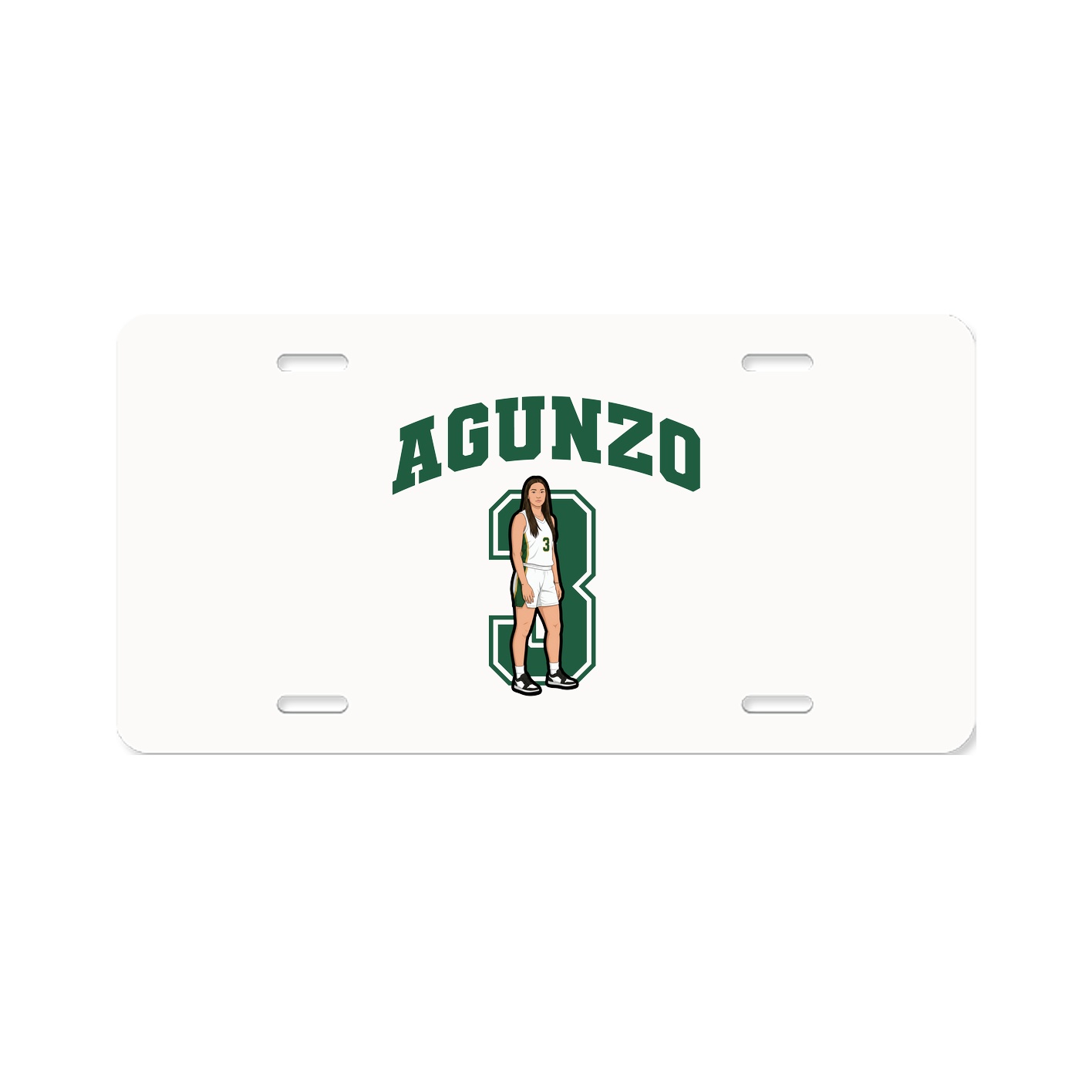 License Plate — Number in Classic