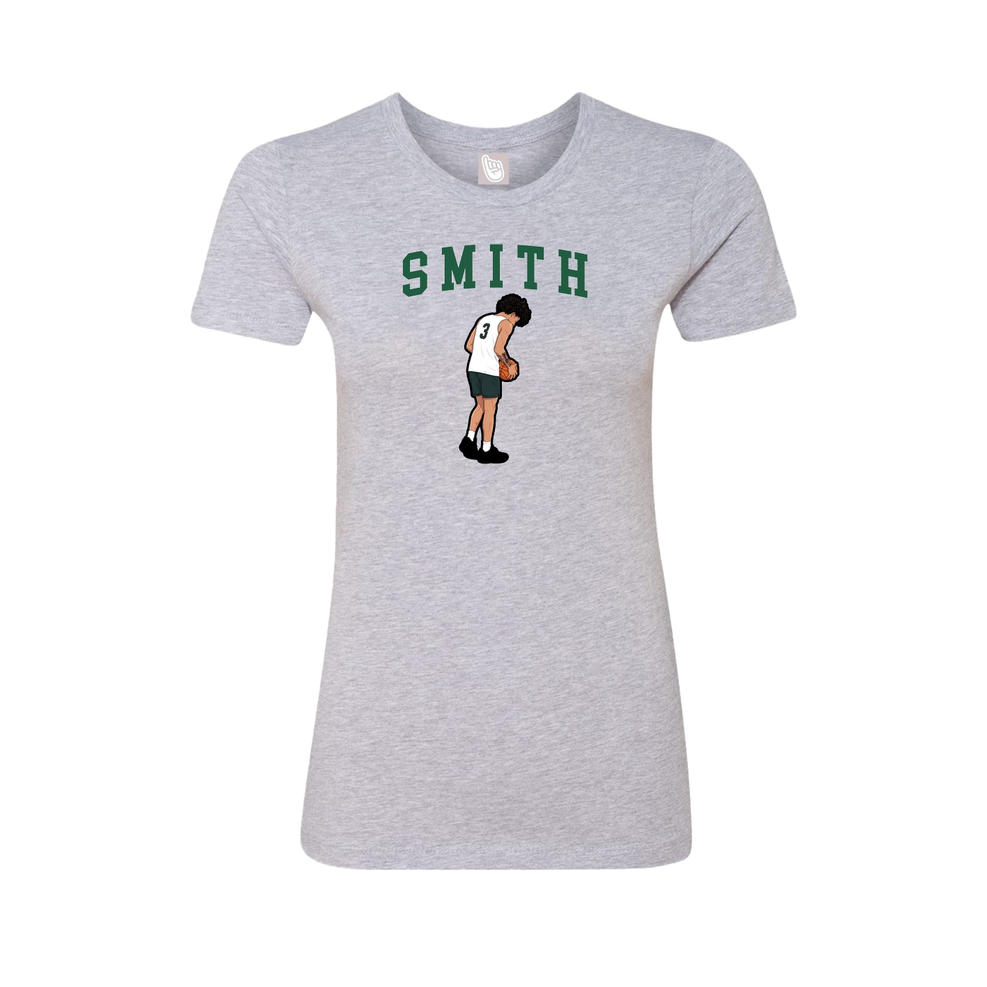 Fitted Women's Tee — Shirsey in Grey