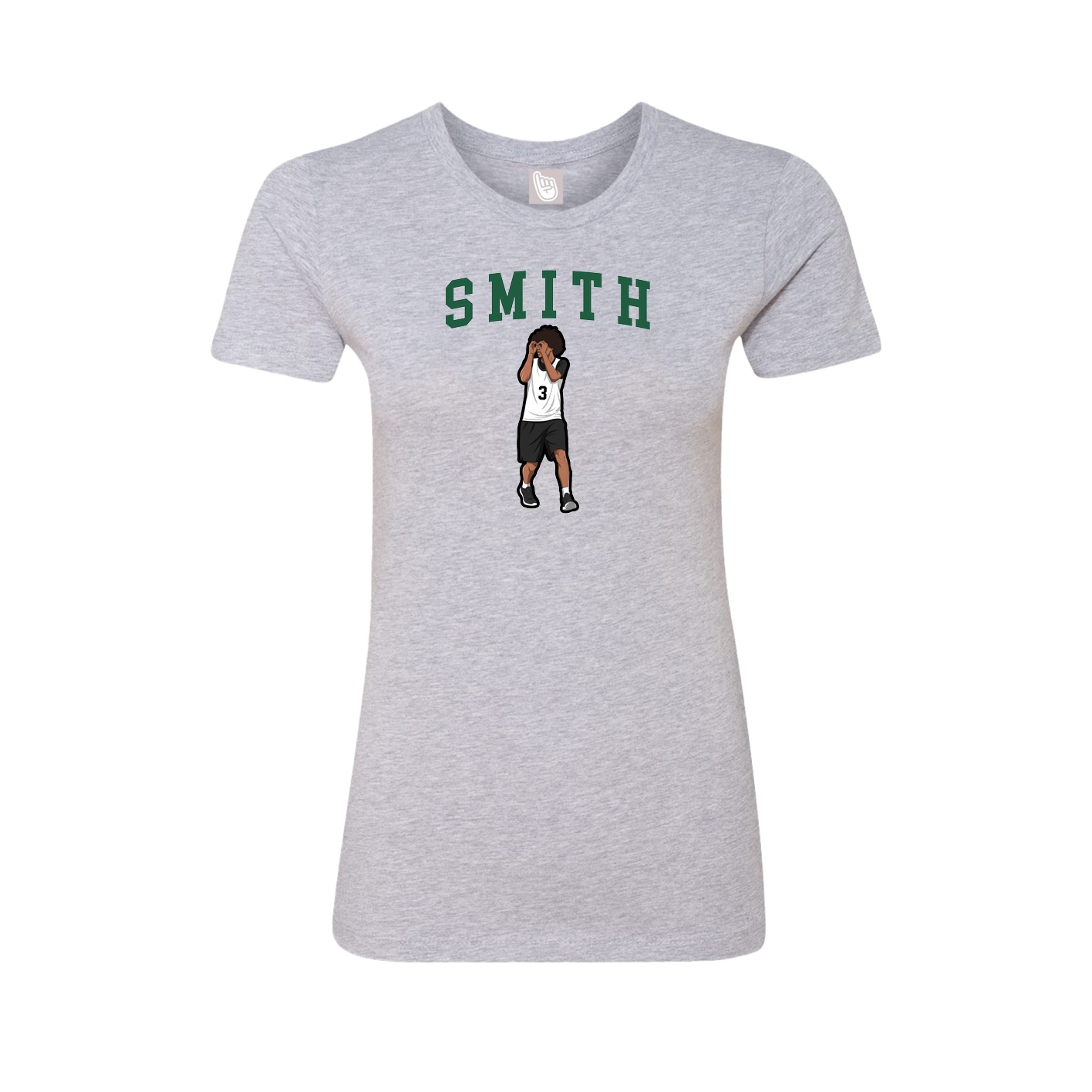 Fitted Women's Tee — Shirsey in Grey