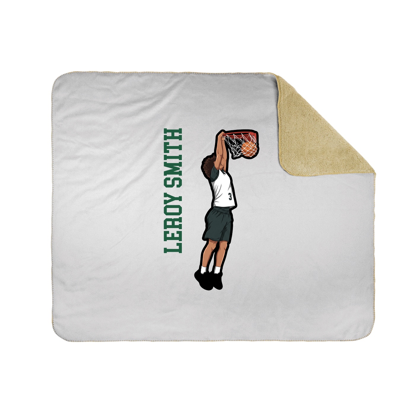50x60 Sherpa Lined Throw Blanket