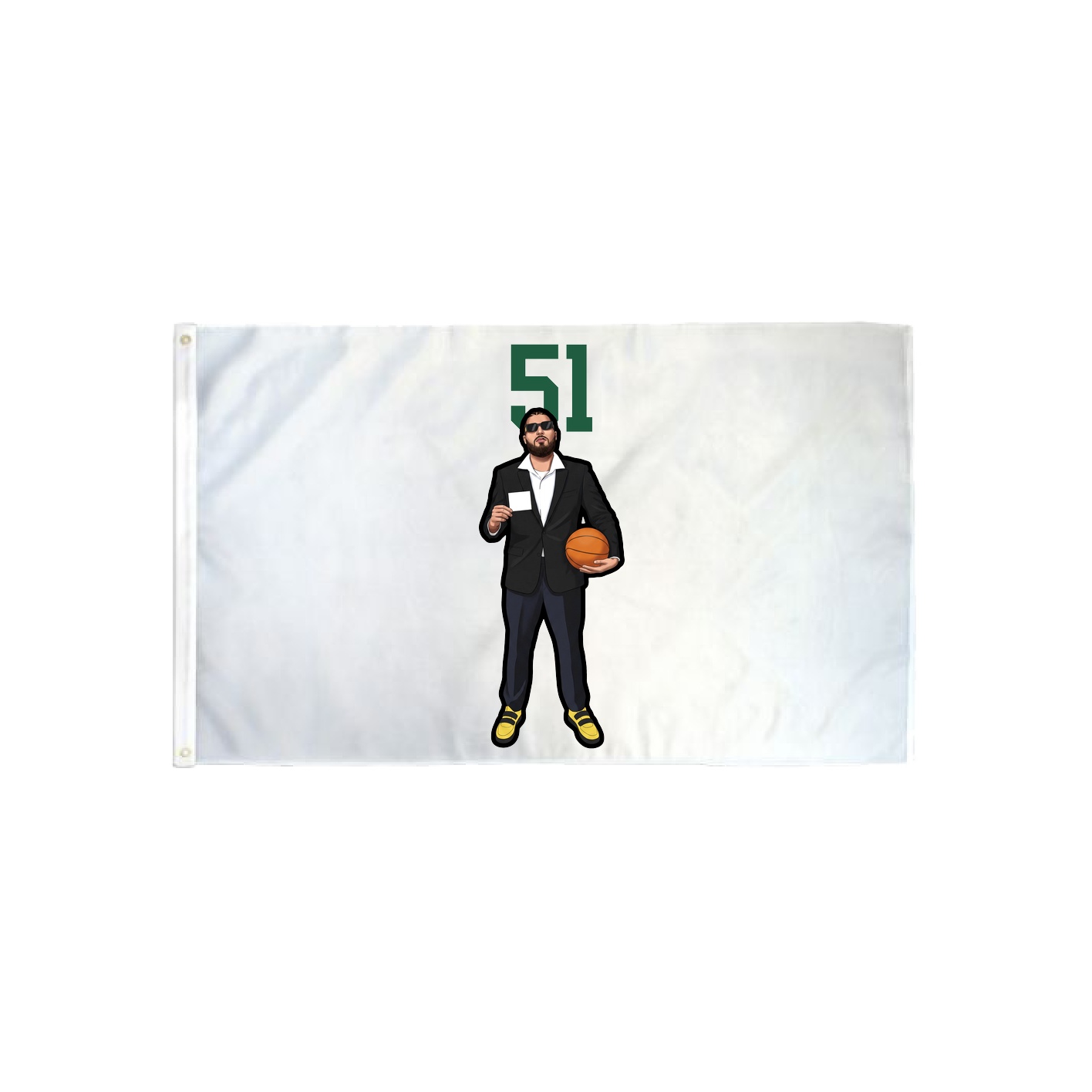 3x5 Flag — Number Top in Classic